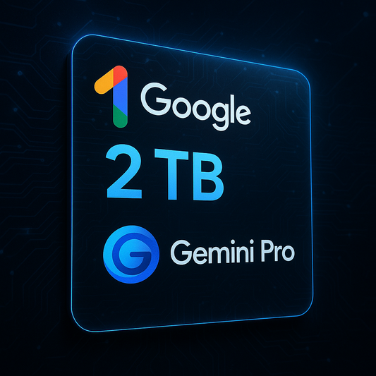 Combo Google One 2TB + Gemini (10 Cuentas) - Al Por Mayor