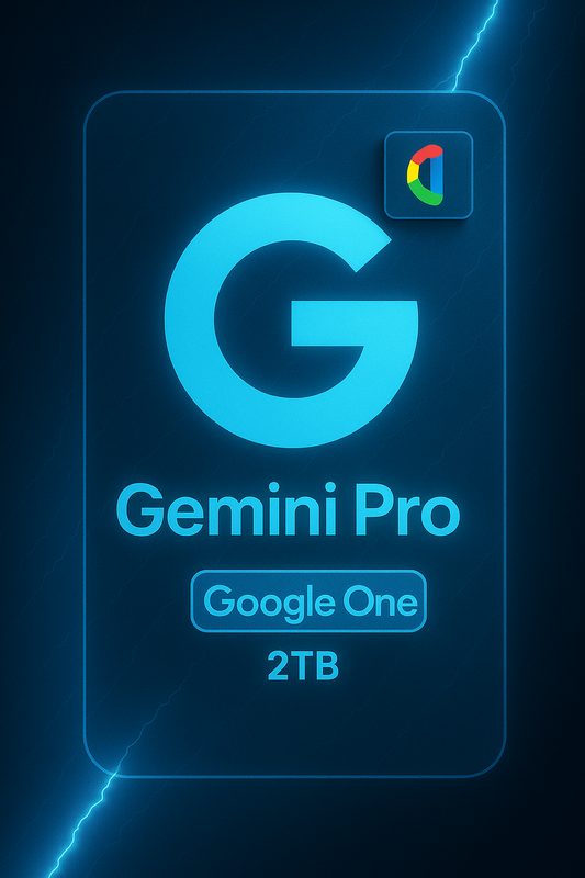 GOOGLE ONE 2 TB - ALMACENAMIENTO + GEMINI PRO 2.5 + GÉMINI FLASH + EDITOR NANO BANANA INCLUIDO  - ANUAL 12 MESES 💕